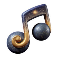 serene rustic Music Note Icon Isolated with Treble Clef authentic png