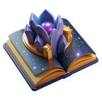 extraordinary rustic Open Book Top View Isolated Element original png