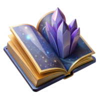 extraordinary classic Open Book with Blank Pages and Quill Pen Transparent Background professional png