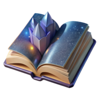 extraordinary artistic Open Book with Blank Pages and Quill Pen Transparent Background high quality png