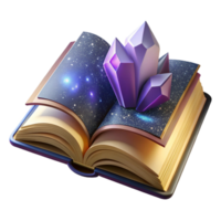 wonderful creative Open Book with Blank Pages and Quill Pen Transparent Background high resolution png