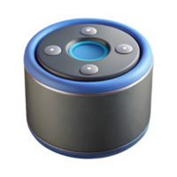 beautiful abstract Smart speaker with touch controls original png