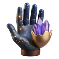 elegant traditional Open Hand Isolated with Palm Up high resolution png