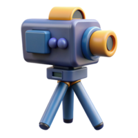 vibrant abstract camera with tripod mount high resolution png