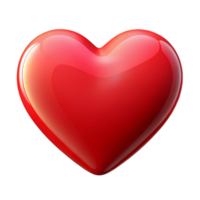 dramatic abstract Heart shape, red, high resolution png