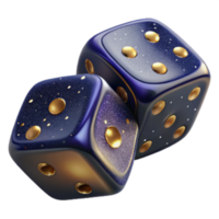 extraordinary artistic Pair of Dice Top View Cutout authentic png