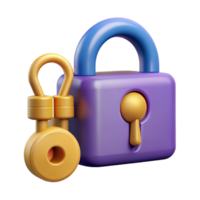 stunning contemporary A lock and key, abstract and secure exclusive png