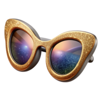 beautiful creative Pair of Eyeglasses Front View Isolated Element genuine png