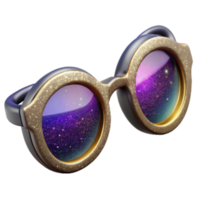 stunning modern Pair of Eyeglasses Side View Isolated Transparent Background premium png
