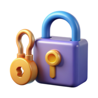 extraordinary modern A lock and key, abstract and secure original png