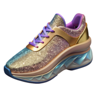 vibrant rustic Pair of Running Shoes Top View Isolated Element professional png