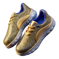 impressive modern Pair of Running Shoes Top View Isolated Element authentic png