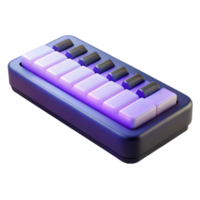 beautiful classic Keyboard with backlit keys, premium png