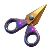 impressive contemporary Pair of Scissors Angled View Isolated Element high resolution png
