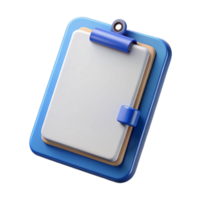 beautiful minimalist Tablet with blank notepad app, high quality png