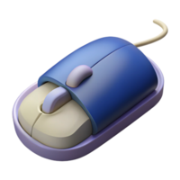 beautiful rustic Computer mouse with scroll wheel, genuine png
