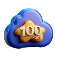 serene artistic Data cloud storage upload icon, original png