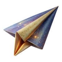 serene abstract Paper Airplane Soaring Upward Transparent Background high quality png