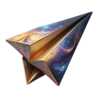 dramatic creative Paper Airplane Soaring Upward Transparent Background png