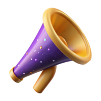 extraordinary vintage Party Horn with Noisemaker Isolated on Transparent Background original png