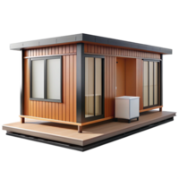 beautiful rustic Prefabricated modular home unit, genuine png