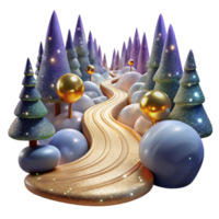 wonderful rustic Path Through Pine Forest with Fresh Scent Transparent Cutout high resolution png