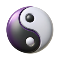 wonderful vintage Yin Yang symbol, Taoist symbol, authentic png