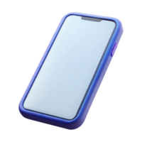 impressive rustic Mobile phone with blank screen, professional png