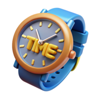 beautiful minimalist Wristwatch showing the time, high resolution png