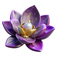 beautiful creative Purple Orchid Flower Side View Isolated Element high quality png