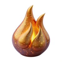 extraordinary modern Realistic Fire Flame with Embers Isolated high resolution png