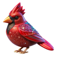 wonderful creative Red Cardinal Bird Side View Isolated Element high quality png