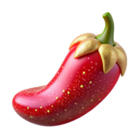 serene classic Red Chili Pepper Side View Element genuine png
