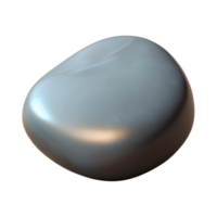 beautiful abstract Smooth grey river stone detailed png