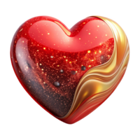 extraordinary traditional Red Heart Shape Classic Design Transparent Background original png