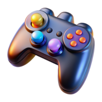wonderful minimalist Gaming controller with illuminated buttons premium png