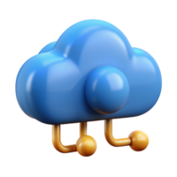serene modern Cloud computing symbol high resolution png