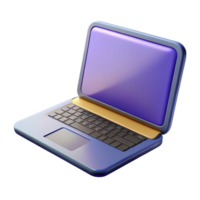 serene modern Laptop computer with webcam cover premium png