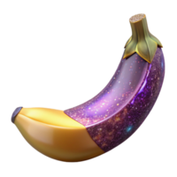 extraordinary minimalist Ripe Banana Side View Transparent Background authentic png
