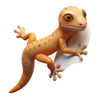 impressive classic A gecko climbing on a surface surface not visible exclusive png