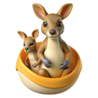 extraordinary classic A kangaroo joey in its mother's pouch mother removed after generation high quality png