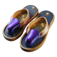 impressive creative Sandals Flip Flops Top View Isolated Element authentic png