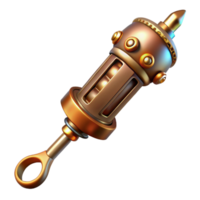 elegante rustico steampunk Cacciavite con un' ottone maniglia e intercambiabile bit genuino png