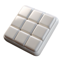beautiful abstract Ceramic tile, white subway style authentic png