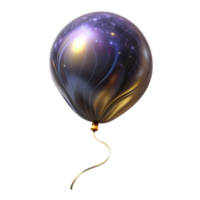 beautiful rustic Single Balloon with String Isolated Element authentic png