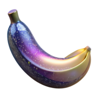 wonderful rustic Single Banana Peeled Isolated on Transparent Background detailed png
