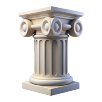 serene creative Column capital, Ionic order, classical architecture 4K png