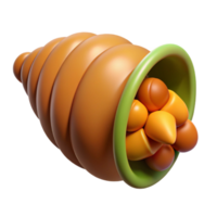 magnificent abstract A Cornucopia, horn of plenty high quality png