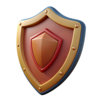 extraordinary contemporary A shield with a mythological design 4K png