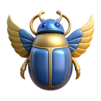 impressive modern Scarab beetle, Egyptian sacred symbol high resolution png